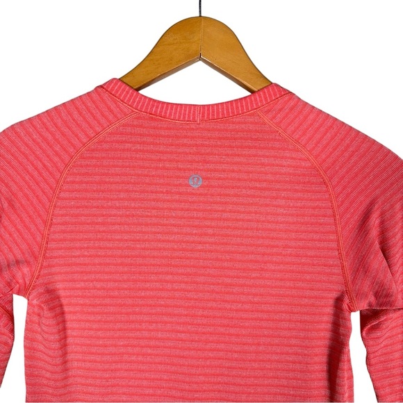 LULULEMON Swiftly Tech Long Sleeve Crew in Heathered Alarming - Picture 9 of 13